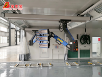 Ligne complète de peinture et de séchage automatiques BZB Custom Tandem pour centre de retouche automobile