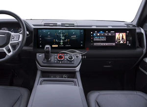 Nuevo diseño, pantalla Dual de 33,6 pulgadas, Android, <span class=keywords><strong>Radio</strong></span> Multimedia para coche, Monitor Carplay estéreo automático para Land Rover Defender 2018-2024 - Product Image 3