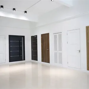 Prima puertas de madera de abedul 36x96 Innovaciones buen precio puertas de madera habitación interior Deber puerta de madera sus304 BISAGRA DE ACERO INOXIDABLE