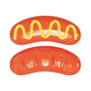 सॉसेज कुत्ते चबाना खिलौना दांत पीसना और सफाई कार्य - Product Image 5