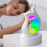 Humidificateur de musique intelligent en forme de doigt Lonvel OK haut-parleur sans fil humidificateur de gouttelettes anti-gravité avec lumières colorées RVB