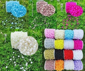 Perline Decorative per Palloncini, Filo di Perle Placcato Oro Rosa, Ecologico, Doppio Strato, per Feste di Natale <span class=keywords><strong>e</strong></span> Compleanno - Product Image 1