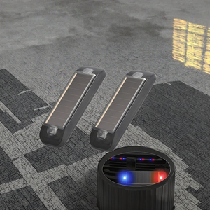 New năng lượng mặt trời Powered <span class=keywords><strong>LED</strong></span> Đèn Pin chỉ số trong đêm nhấp nháy cảnh báo ánh sáng cho xe ô tô & xe máy chạy đèn - Product Image 2