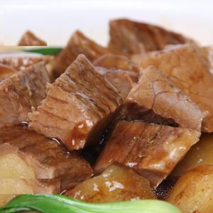 Ransum Daging Sapi Kaleng Darurat 340g Daging Sapi Rebus Makanan Kaleng yang Diawetkan dengan Garam - Product Image 1