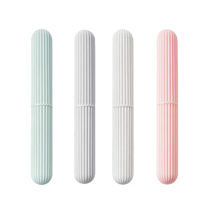 新しいデザイン北欧カラーPPトラベル歯ブラシボックス新製品のアイデア2021バスルームアクセサリーカップルミニ歯磨き粉ポータブルケース