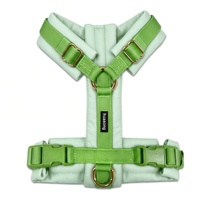Harnais pour chien durable à carreaux, gilet de promenade réglable anti-traction pour animaux de compagnie, harnais à carreaux pour chiens de taille moyenne à grande, OEM accepté