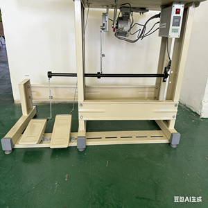 Machine à coudre industrielle robuste pour cuir 441, à bras cylindrique, alimentation simple par pointeuse, alimentation composée lourde pour le cuir - Product Image 4