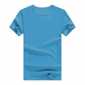 T-shirt de sport personnalisé pour homme à manches courtes, col rond, séchage rapide, idéal pour la course et l'entraînement en salle de sport - Product Image 2