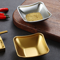 Edelstahl-Gewürzschale, Hot-Pot-Dipschale, Sojasaucen-, Grill-, Sushi-, Essig-Teller, Gewürztablett, Küchen-Geschirr