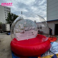 Ballon gonflable transparent
