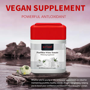 Sertifikat Produsen NSF COA GMP Pabrik Suplemen Pemutih Kulit Pearlskin White Tomato Capsules - Product Image 3
