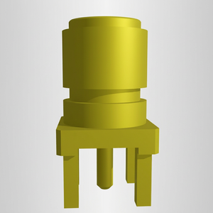 Conector coaxial SMA RF recto SMA‑J‑P‑H‑ST‑TH1 de 50 ohmios, para montaje en PCB con orificio pasante, componente electrónico de alta frecuencia - Product Image 1