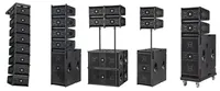 Fabricant professionnel Big Powered Outdoor Concert 2*15 pouces Subwoofer Line Array Haut-parleurs