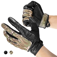 Gant tactique en promotion, personnalisé, à doigts complets, haute protection contre les chocs, compatible écran tactile, pour le tir, la randonnée et les activités tactiques en extérieur