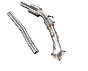 Knalpot kualitas terbaik Downpipe Muffler dengan pelindung panas untuk Audi TT <span class=keywords><strong>2</strong></span>.0T AWD Model tahun 2008-14 - Product Image 1