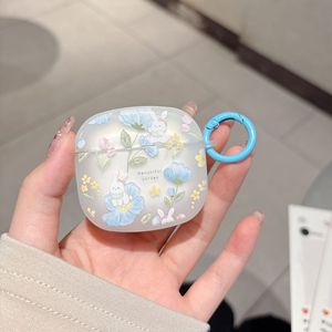 Linda funda <span class=keywords><strong>de</strong></span> <span class=keywords><strong>silicona</strong></span> estilo coreano chica conejito flor oreja para Apple para AirPods 1/2/3 generación para auriculares Bluetooth Pro - Product Image 3
