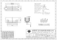 DC3 H5.7 PCB 1.0mm 1.27mm 2.0mm 2.54mm 1.27mm Lurus 180 Derajat Melengkung Plug-in Patch IDC Socket Box Connector Sambungan Kabel