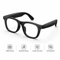 Gafas Inteligentes con Asistente de IA de 13MP, Grabación de Video WiFi, Toma de Fotos HD, Llamadas, Traducción en Tiempo Real, Música, para Hombres y Mujeres