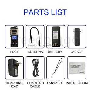 วิทยุสื่อสารคุณภาพสูง UV-25M 10W UHF VHF คู่ย่านความถี่ PTT ระยะไกล 10 กม. วิทยุสื่อสารแบบมือถือ 50 คลื่นความถี่ สำหรับวิทยุสมัครเล่น - Product Image 4