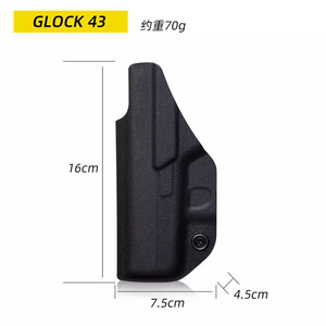 Funda táctica Kydex para <span class=keywords><strong>pistola</strong></span> de cintura derecha, oculta, de gran venta - Product Image 2