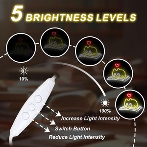 <strong>Cat</strong> and Book Neon Sign Decor LED Wall Light for Reading Space ,Custom Led Neon Light Led Signs - Product Image 4