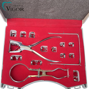 プロの歯科用ゴムダムキット、ステンレススチールクランプ付きコンプリートセット、フレーム & パンチ - Product Image 4