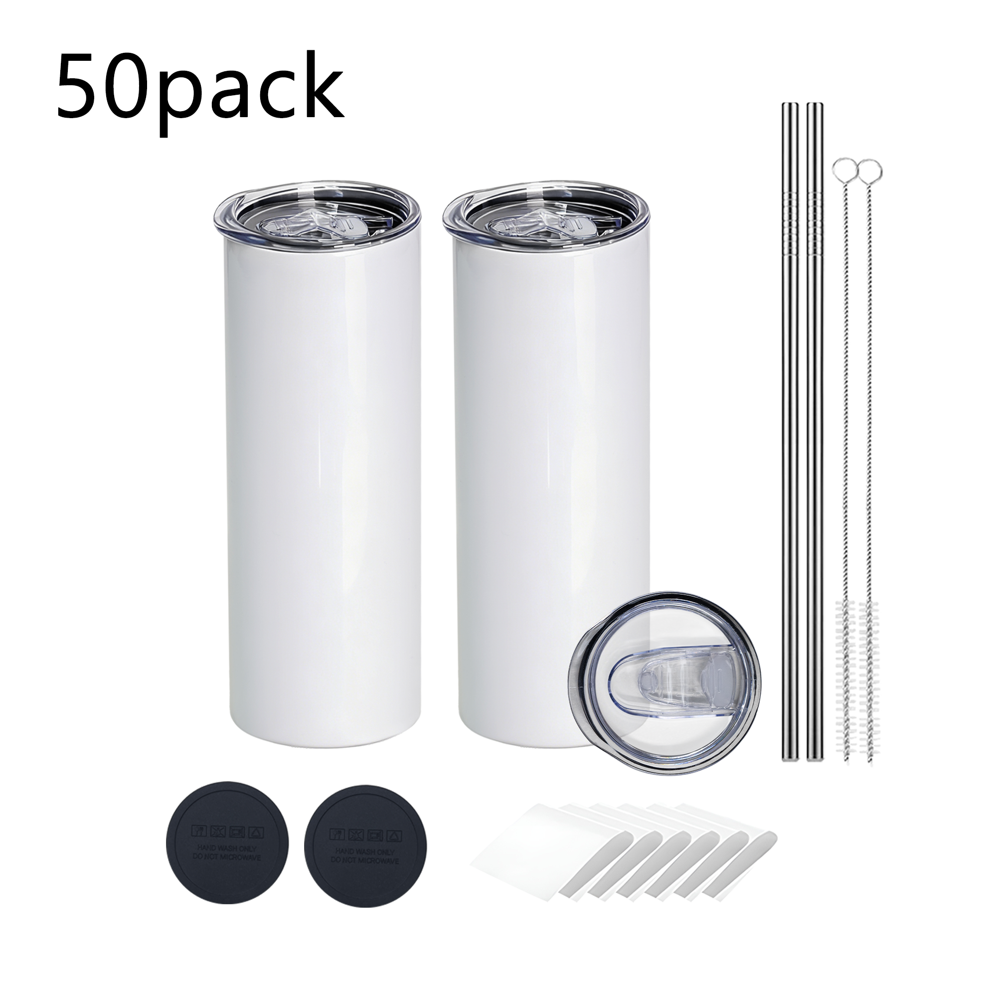 20oz White round bottom