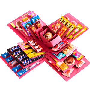 <span class=keywords><strong>Caja</strong></span> de regalo de explosión personalizada de lujo de MOQ bajo para novio, novias, día de la madre, San Valentín romántico, materiales reciclados en relieve - Product Image 2