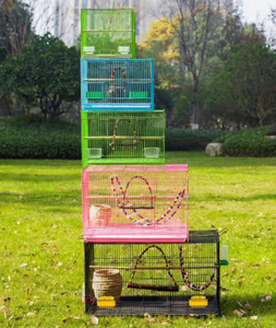 Groothandel Fabrikant Gewaagde Metalen Grote Kleine Opvouwbare Dragers Goedkope Papegaai Kooi Met Lade Feeder - Product Image 6