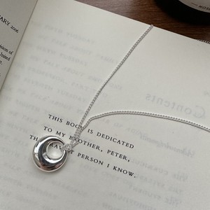 Collar con hebilla de Paz de plata esterlina s925 estilo coreano INS Blogger collar largo de moda con diseño de nicho - Product Image 2