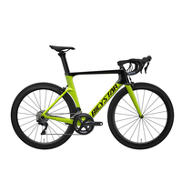 Meilleure Vente Cadre de Vélo de Route en Fibre de Carbone pour Hommes, Vélo de Sport avec Pneus de Route et Roues de Bici Da Corsa