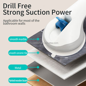 F006 30cm ABS-Kunststoff Badezimmer-Haltegriff Senioren-Handlauf Stützgriff mit Saugnapf Dekorative Badezimmer-Haltegriffe - Product Image 4