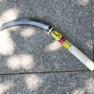 Japanese Style Agricultural Sickle 206C Wooden Handle - Professional High Carbon Steel Blade Rice Harvesting - Product Image 2