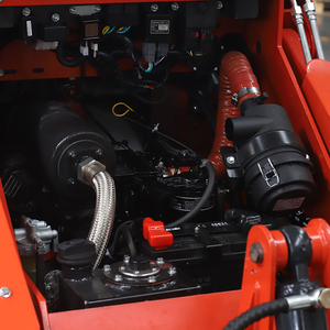 At480 <span class=keywords><strong>Mini</strong></span> Skid Steer <span class=keywords><strong>loader</strong></span> với 850lbs Công suất Stand-on đen phía trước máy kéo <span class=keywords><strong>loader</strong></span> với động cơ động cơ Ride-on theo dõi máy kéo - Product Image 1