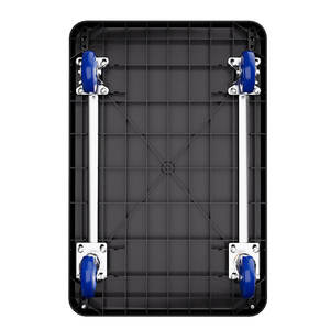 Chariot à main pliable à quatre roues fermé de 100 kg de fabrication industrielle / Chariot à plateforme en nylon OEM pour le shopping et les bagages - Product Image 5