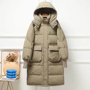 2023 hiver <span class=keywords><strong>doudoune</strong></span> dames chaud capuche rembourré vêtements femmes longs manteaux - Product Image 4
