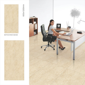 กระเบื้องพอร์ซเลนสีเบจไอวอรี่ Brecia ขนาด 600x1200 มม. พื้นผิวลายหินอ่อนหรูหราสำหรับตกแต่งภายในบ้านพักอาศัยระดับพรีเมียม - Product Image 5