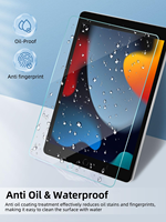 Protection d'écran en verre trempé 2.5D anti-choc et anti-espion, dureté 9H, 0.3mm, pour iPad 7/8/9 10.2 pouces - Vente Flash
