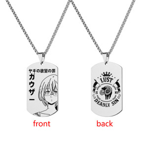 Anime los siete pecados capitales collar Meliodas colgante Halloween hombre mujer Cosplay accesorio regalos - Product Image 5