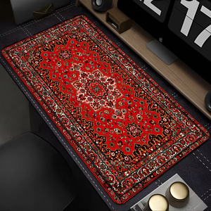 Ba Tư Màu Đỏ Thảm chuột Pad văn phòng mặt hàng Máy Tính thảm moueepad bảng Thảm Ba Tư kết cấu bàn tiện ích XXL chơi game <span class=keywords><strong>Mat</strong></span> 90x40 - Product Image 4