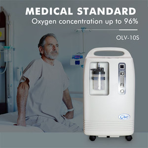 Concentrateur d'<span class=keywords><strong>oxygène</strong></span> OLIVE PSA 5 litres à usage hospitalier à domicile 10lpm double concentrateur d'<span class=keywords><strong>oxygène</strong></span> de qualité médicale avec nébuliseur - Product Image 3