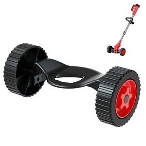 <b>Plastic</b> Replacement Parts for Lawn Mowers Compaction Machines-Support Auxiliary <b>Wheels</b> 2 <b>Wheels</b> Gasoline/Electric Options LTJY - Product Image 1