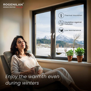 <span class=keywords><strong>Porte</strong></span>-fenêtre à battants <span class=keywords><strong>en</strong></span> <span class=keywords><strong>métal</strong></span> avec moustiquaire, fenêtre à battants <span class=keywords><strong>en</strong></span> aluminium à verre creux, projet <span class=keywords><strong>de</strong></span> maison Rogenilan - Product Image 5