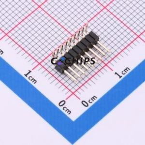 5AIW3-7440-109-W0 Pin Header Bent Lead Through Hole,P=1.27mm Connector 1x9P 1.27mm Pin Header Right Angle Insert - Product Image 1