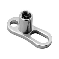 Gaby Offre Spéciale Kit d'ancrage dermique en titane G23 pour femmes, Piercing en titane ASTM-F136, Bijoux de piercing en gros