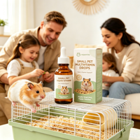 Multivitamines liquides pour hamsters et cochons d'Inde : Complément qui renforce la santé digestive, la vitalité de la peau et du pelage pour petits animaux – Vente en gros