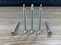 Vis autoperceuses à tête fraisée Phillips DIN7504P Grade 4.8, acier au carbone zingué M3.5 M4.2 M4.8 M5.5 M6.3