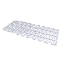 Système de plancher à lattes en plastique pour ferme d'élevage de poulets de chair ferme d'élevage