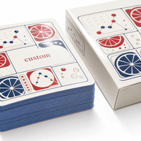 Cartes à Jouer Promotionnelles Personnalisées Style Américain – Jeu Interactif de Dégustation de Boissons Non Alcoolisées – Jeu de Cartes pour Événements et Cadeaux Promotionnels