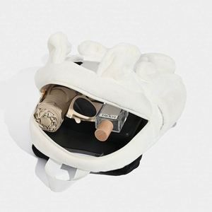 Design Designs and Customizes Cute Cartoon <b>Backpacks</b> Ita Bagsautumn and Winter Plush Bags and <b>Large</b>-capacity Fluffy <b>Backpacks</b> - Product Image 3